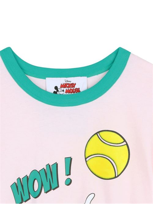 T-shirt bambina Marc Jacobs rosa con Topolino tennis MARC JACOBS Kids | W60743475